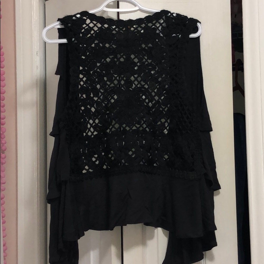 Crochet back jacket - Picture 2 of 3